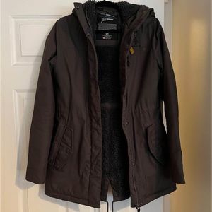 Woods women winter jacket like new. Sherpa inside best worn for fall and spring.